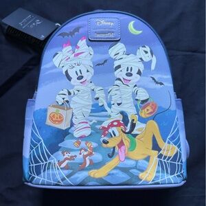 Loungefly Disney Mickey Mouse & Friends Halloween 10” Mini Backpack-NWT